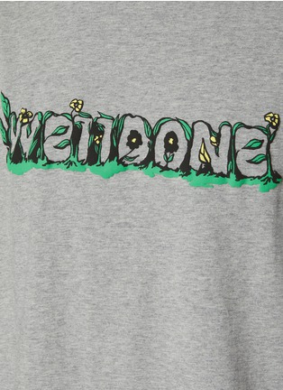  - WE11DONE - LOGO 印花纯棉短袖 T 恤