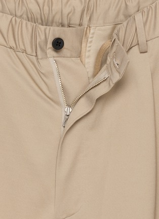  - KANEMASA PHIL - Elasticated Waist Pintuck Cotton Pants