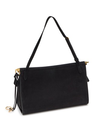 细节 - 点击放大 - ALAÏA - Le Click Pocket 35 Suede Hobo Bag