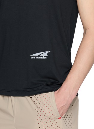  - AND WANDER - X Altra Logo Print Stretch Jersey Tank Top