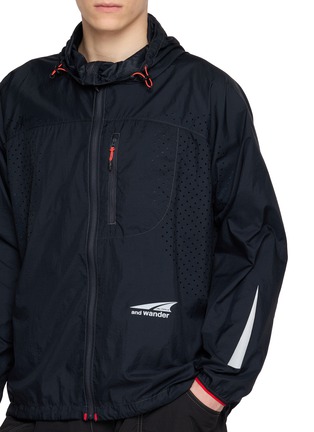  - AND WANDER - X Altra Ventilation Hooded Nylon Wind Jacket