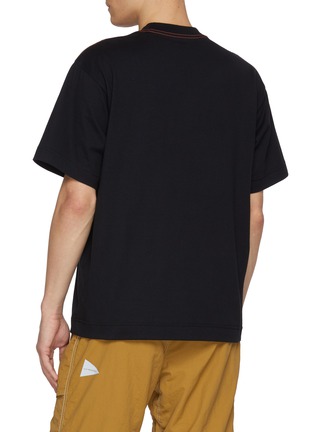 背面 - 点击放大 - AND WANDER - X Roa Logo Printed Cotton T-shirt