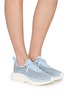 模特儿示范图 - 点击放大 - ATHLETIC PROPULSION LABS - Techloom Zipline Women's Sneakers