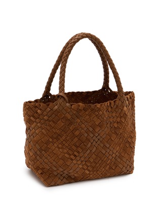模特儿示范图 - 点击放大 - THE ROW - Ruth Woven Tote Bag