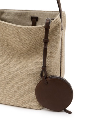细节 - 点击放大 - THE ROW - 中号 N/S PARK TOTE 皮革托特包