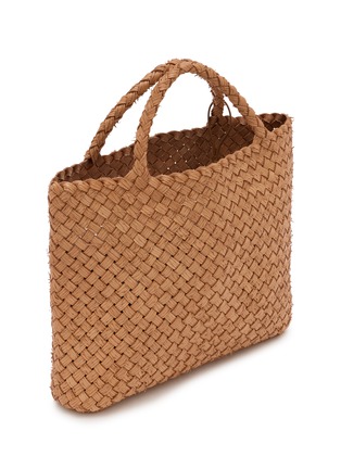 模特儿示范图 - 点击放大 - THE ROW - Amber Cactus Weave Tote Bag