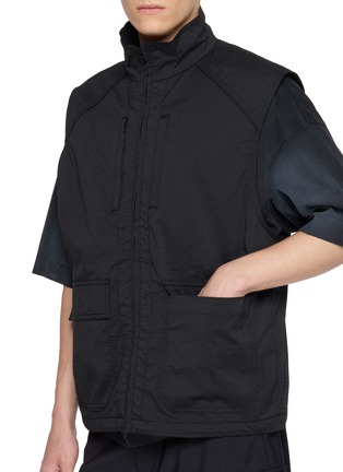  - JUUN.J - Striped Seersucker Vest