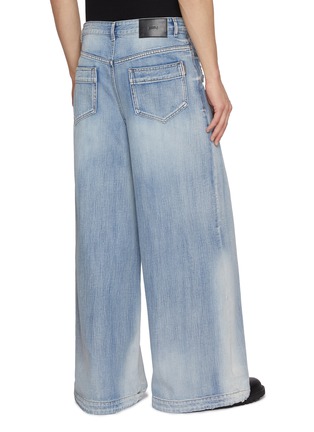 背面 - 点击放大 - JUUN.J - Distressed Light Wash Jeans