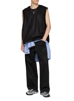 模特儿示范图 - 点击放大 - JUUN.J - Reversible Layered Vest