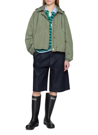 模特儿示范图 - 点击放大 - BARBOUR - x Paul Smith Broomhill Showerproof Jacket