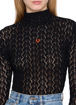 模特儿示范图 - 点击放大 - MISSOMA - 爱心形状吊坠项链