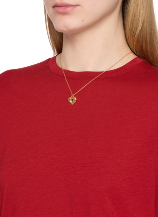 正面 -点击放大 - MISSOMA - 爱心形状吊坠项链
