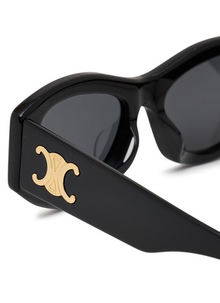 细节 - 点击放大 - CELINE - Triomphe Acetate Cat Eye Sunglasses