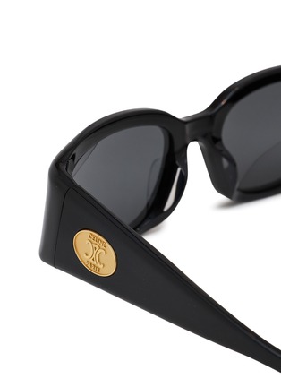 细节 - 点击放大 - CELINE - Journey Acetate Rectangle Sunglasses