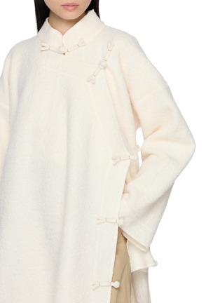  - KATLIAX - X Lane Crawford Knot Button Mandarin Collar Long Shirt