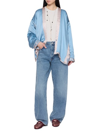 模特儿示范图 - 点击放大 - KATLIAX - X Lane Crawford Open Front Reversible Cardigan Coat