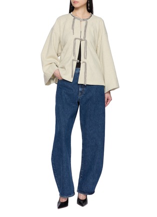 模特儿示范图 - 点击放大 - KATLIAX - X Lane Crawford Tussah Coat