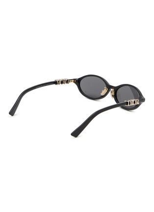 模特儿示范图 - 点击放大 - DIOR - DiorTreasure R1I Acetate Oval Sunglasses