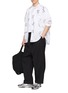 模特儿示范图 - 点击放大 - COMME DES GARÇONS SHIRT - Contrast Logo Print Cotton T-Shirt