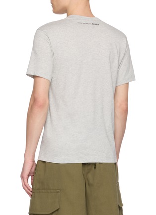 背面 - 点击放大 - COMME DES GARÇONS SHIRT - Contrast Logo Print Cotton T-Shirt