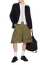 模特儿示范图 - 点击放大 - COMME DES GARÇONS SHIRT - Contrast Logo Print Cotton T-Shirt