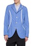 首图 - 点击放大 - COMME DES GARÇONS SHIRT - Striped Cotton Poplin Blazer