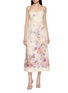 首图 - 点击放大 - ZIMMERMANN - Alchemy Floral Linen Midi Dress
