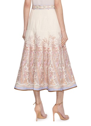 背面 - 点击放大 - ZIMMERMANN - Alchemy A-Line Linen Midi Skirt