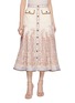 首图 - 点击放大 - ZIMMERMANN - Alchemy A-Line Linen Midi Skirt
