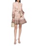 模特儿示范图 - 点击放大 - ZIMMERMANN - Alchemy Belted Linen Mini Dress