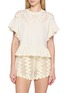 首图 - 点击放大 - ULLA JOHNSON - Marianna Cotton Peplum Top