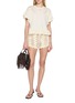 模特儿示范图 - 点击放大 - ULLA JOHNSON - Marianna Cotton Peplum Top
