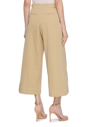 背面 - 点击放大 - ULLA JOHNSON - Sascha Cropped Cotton Twill Pants