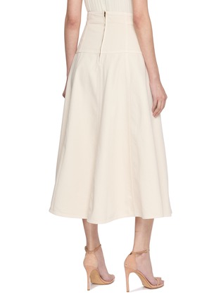 背面 - 点击放大 - ULLA JOHNSON - Brigette Cotton Maxi Skirt