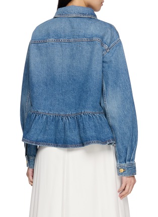 背面 - 点击放大 - ULLA JOHNSON - Arquette Medium Wash Denim Jacket
