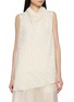 首图 - 点击放大 - THE LAURENT - Kelly Sleeveless Draped Sheer Blouse