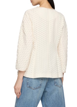 背面 - 点击放大 - THE LAURENT - Lily Textured Crystal Button Jacket