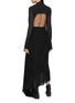 模特儿示范图 - 点击放大 - MARC LE BIHAN - Asymmetrical Sheer Hem Maxi Skirt