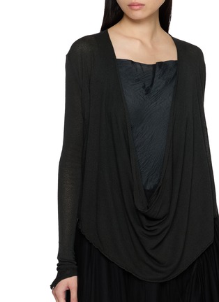  - MARC LE BIHAN - Cowl Neck Layered Long Sleeve Top