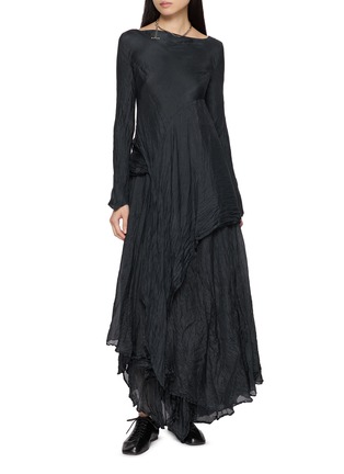 模特儿示范图 - 点击放大 - MARC LE BIHAN - Straight Neck Asymmetrical Top