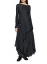 模特儿示范图 - 点击放大 - MARC LE BIHAN - Straight Neck Asymmetrical Top