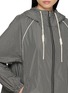  - MO&CO. - Gingham Drawstring Jacket