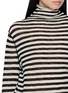  - MO&CO. - Striped Turtleneck Sweater