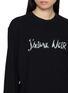  - MO&CO. - Jaime Noir Print Long Sleeve Cotton T-Shirt