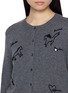  - MO&CO. - Horse Embroidered Wool Cashmere Cardigan