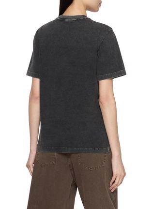 背面 - 点击放大 - MO&CO. - Horse Printed Cotton T-Shirt