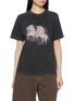 首图 - 点击放大 - MO&CO. - Horse Printed Cotton T-Shirt