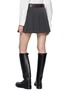背面 - 点击放大 - MO&CO. - Belted Pleated Mini Skirt