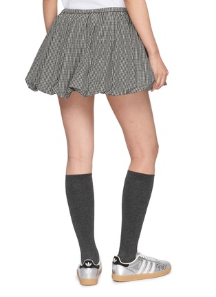 背面 - 点击放大 - MO&CO. - Gingham Balloon Mini Skirt