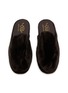 模特儿示范图 - 点击放大 - C.R.B. - Grosgrain Trim Velvet Cotton Slippers
